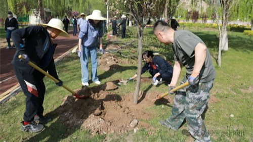 “植此青綠，共繪青山”——甘肅金控集團開展義務(wù)植樹活動